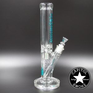 Product glass pipe 00220446 00 | Medicali Blue 14" 14mm Heavy Straight Tube
