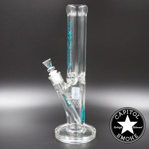 Product glass pipe 00220446 02 | Medicali Blue 14" 14mm Heavy Straight Tube