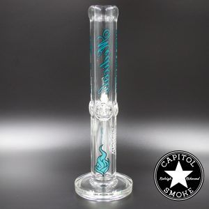 Product glass pipe 00220446 03 | Medicali Blue 14" 14mm Heavy Straight Tube