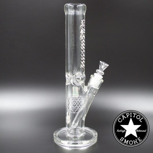 Product glass pipe 00220460 00 | Medicali White 14" 14mm Heavy Straight Tube
