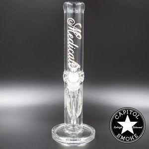 Product glass pipe 00220460 01 | Medicali White 14" 14mm Heavy Straight Tube