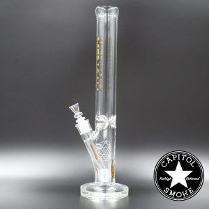 product glass pipe 00007061 01 | Medicali Gold 18" 14mm Extra Heavy Straight Tube