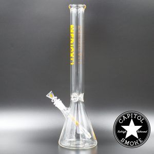 product glass pipe 00007252 01 | Medicali Orange 18" 14mm Beaker Bottom Tube