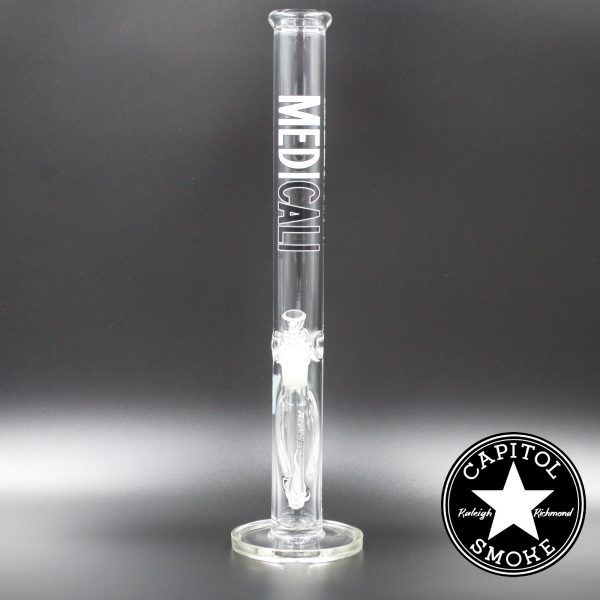 product glass pipe 00115438 00 | Medicali White 18" 14mm Straight Tube
