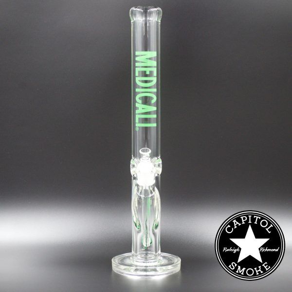 product glass pipe 00115995 00 | Medicali Green 18" 14mm Extra Heavy Straight Tube