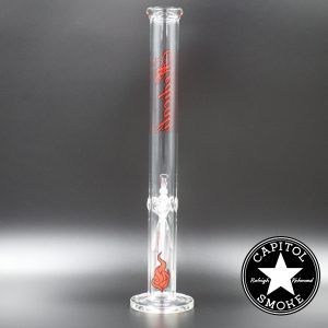 product glass pipe 00137423 02 | Medicali Red 18" 14mm Straight Tube