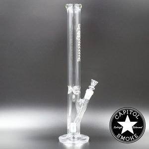 product glass pipe 00221832 03 | Medicali White 18" 14mm Straight Tube