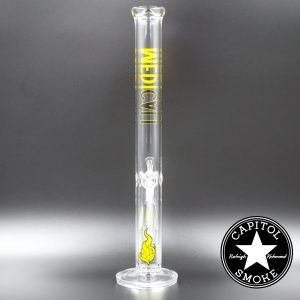 product glass pipe 00221856 02 | Medicali Yellow 18" 14mm Straight Tube
