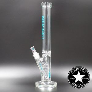 product glass pipe 00222280 01 | Medicali Blue 18" 14mm Extra Heavy Straight Tube
