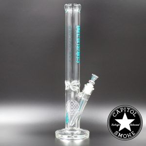 product glass pipe 00222280 03 | Medicali Blue 18" 14mm Extra Heavy Straight Tube