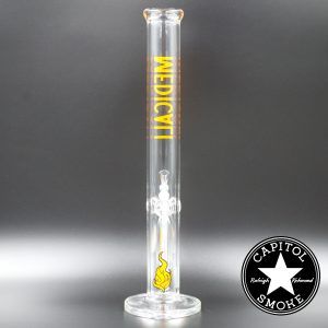product glass pipe 00222310 02 | Medicali Orange 18" 14mm Heavy Straight Tube