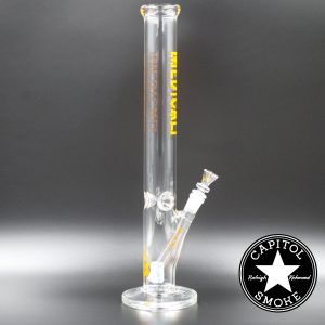 product glass pipe 00222310 03 | Medicali Orange 18" 14mm Heavy Straight Tube