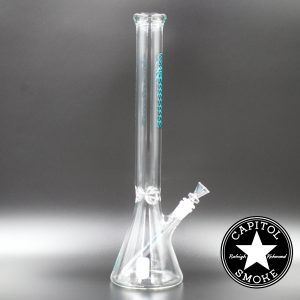 product glass pipe 00222464 03 | Medicali Blue 18" 14mm Beaker Bottom Tube