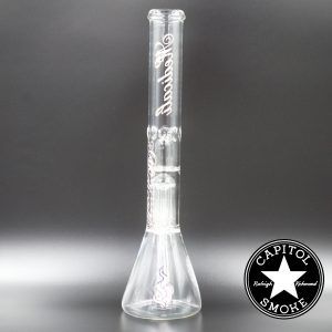 product glass pipe 00223133 02 | Medicali White 18" 14mm Tree Perc Beaker Bottom Tube
