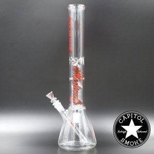 product glass pipe 00223188 01 | Medicali Red 18" 14mm Tree Perc Beaker Bottom Tube