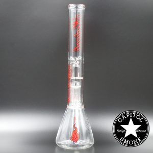 product glass pipe 00223188 02 | Medicali Red 18" 14mm Tree Perc Beaker Bottom Tube