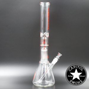 product glass pipe 00223188 03 | Medicali Red 18" 14mm Tree Perc Beaker Bottom Tube
