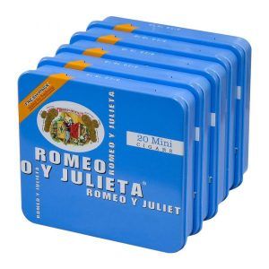 product cigar romeo y julieta mini blue tin 76452355258 00 | Romeo Y Julieta Mini Mild (Blue) Tin
