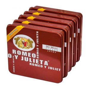 product cigar romeo y julieta mini red tin 076452355395 00 | Romeo Y Julieta Mini Aroma (Red) Tin