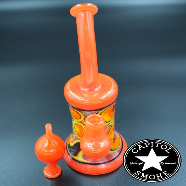 product glass pipe 210000004367 00 | Wind Star Glass Gohan Rig w Carb Cap