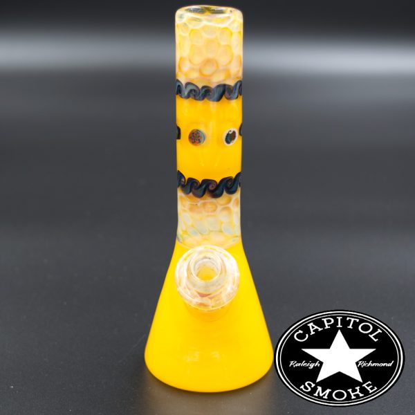 product glass pipe 210000014649 00 | Phatt Matt Yellow Millie Beaker Rig