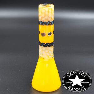 product glass pipe 210000014649 02 | Phatt Matt Yellow Millie Beaker Rig
