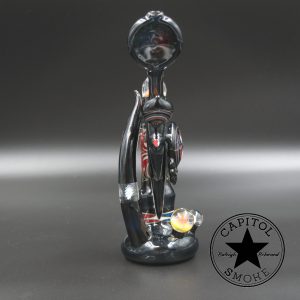 product glass pipe 210000016282 02 | Black Throated Wind Bubbler by Aaron Glass