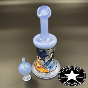 product glass pipe 210000020979 02 | Wind Star Glass Goku Rig w Carb Cap