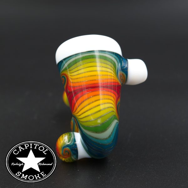 product glass pipe 210000026333 00 | Mitchell Glass White Rimmed Wig Wag Sherlock