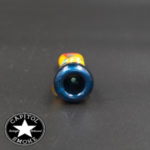 product glass pipe 210000026361 02 | Mitchell Glass Chillum Dark Blue Top