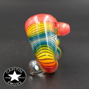 product glass pipe 210000026375 01 | Mitchell Glass Red Rimmed Faceted Wig Wag Sherlock