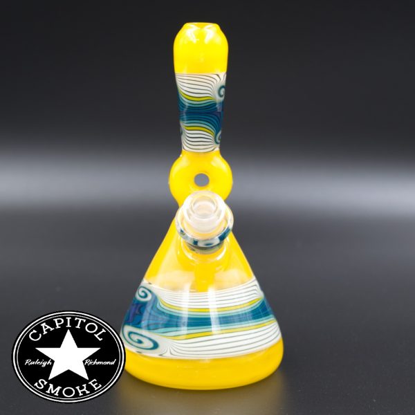 product glass pipe 210000026391 00 | Mitchell Glass Rig Yellow Wig Wag