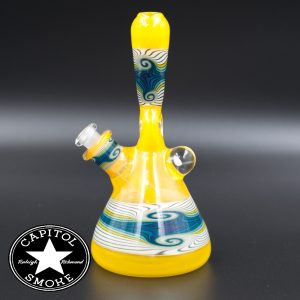 product glass pipe 210000026391 01 | Mitchell Glass Rig Yellow Wig Wag