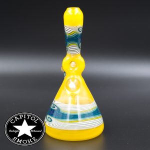 product glass pipe 210000026391 02 | Mitchell Glass Rig Yellow Wig Wag
