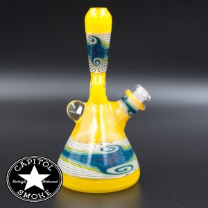 product glass pipe 210000026391 03 | Mitchell Glass Rig Yellow Wig Wag