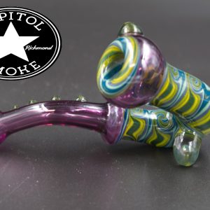 product glass pipe 210000026866 03 | Devo Purple w/ Wig-Wag Sherlock