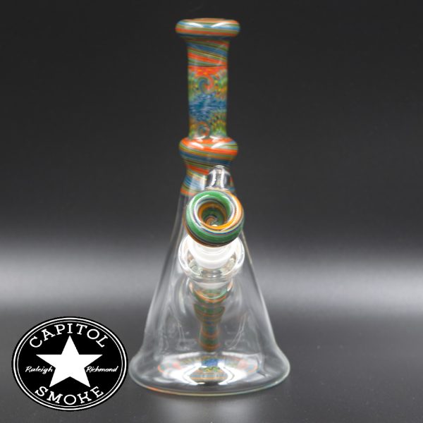 product glass pipe 210000031980 00 | Devo Blue & Red Wig-Wag Water Pipe