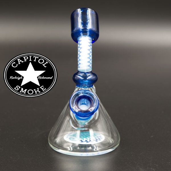 product glass pipe 210000005000 00 | Natey Love Glass Opal Blue Water Pipe