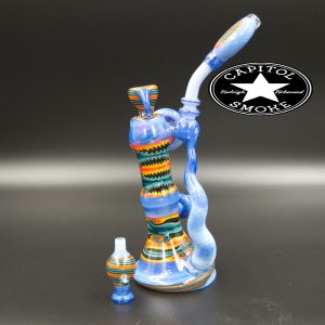 product glass pipe 210000026888 01 | Devo Glass Custom Bubbler Set w/ Cap and Slide