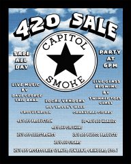 Event Flyer 420 Sale Raleigh