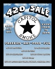 Event Flyer 420 Sale Richmond
