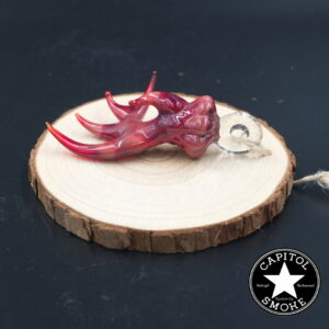product accessory 210000044766 00 | Gem's Glasswerx Red Opaque Antler Pendy