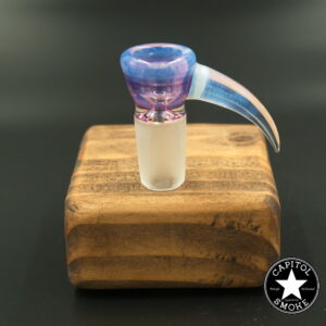 product accessory 210000045022 00 | Liam The Glass Guy Purple and Clear Martini Slide 18mm