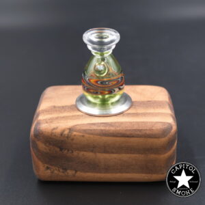 product accessory 210000045051 00 | Matt Beale Orange and Black Glass Opal Carb Caps