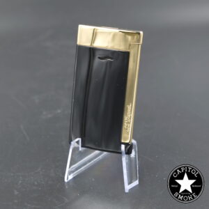 product accessory cigar lighter 210000046269 00 | ST Dupont Slim 7 Black & Golden Finishes