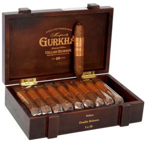 product cigar gurkha cellar reserve 18 year solara double robusto box 210000015451 00 | Gurkha Cellar Reserve 18 Year Solara Double Robusto 20ct Box