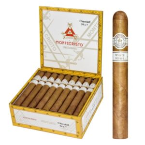 product cigar montecristo white series churchill box 210000031885 00 | Montecristo White Series Churchill 27ct. Box