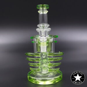 product glass pipe 210000001098 00 | Green Ribs Waterpipe w Perc