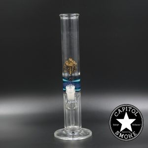 product glass pipe 210000029441 00 | Weight Glass 14" Blue Wag Section Straight Waterpipe