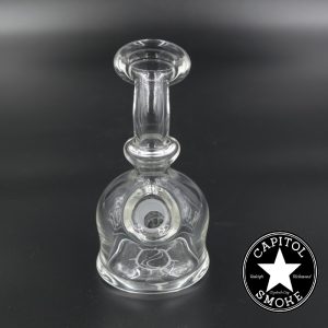product glass pipe 210000029782 00 | Sandbar Glass IT/CapSmoke Logo Mini Blasted Recessed Bubbler